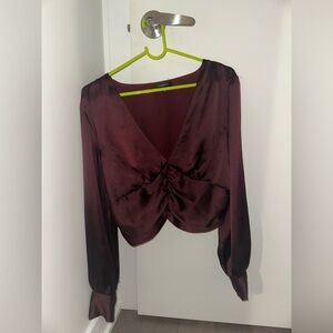 Dynamite burgundy top